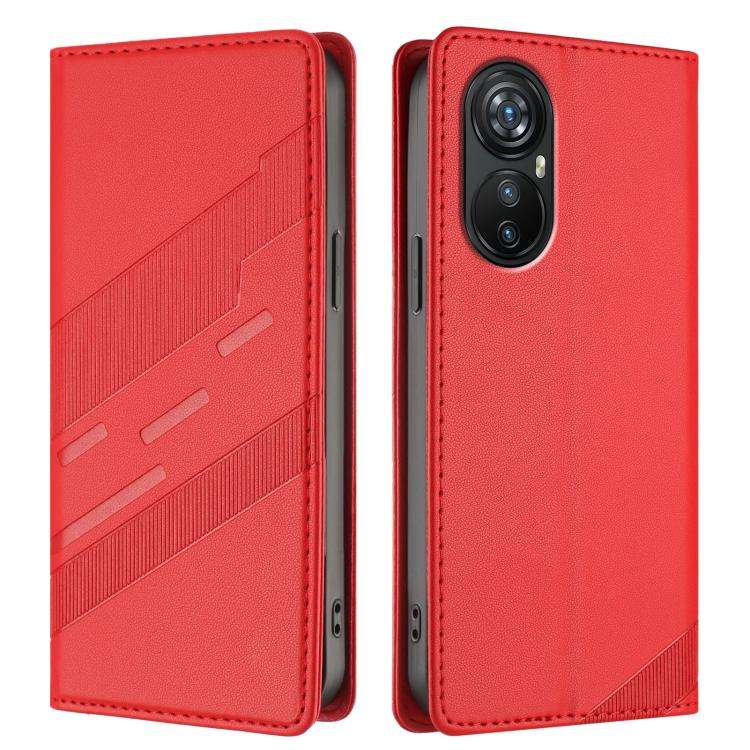 For Blackview A200 Pro Embossed Multi-functional Wallet Retro Leather Phone Case(Red)
