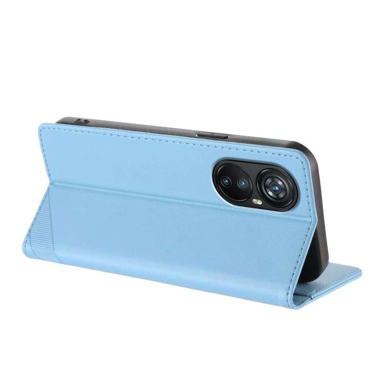For Blackview A200 Pro Embossed Multi-functional Wallet Retro Leather Phone Case(Light Blue)