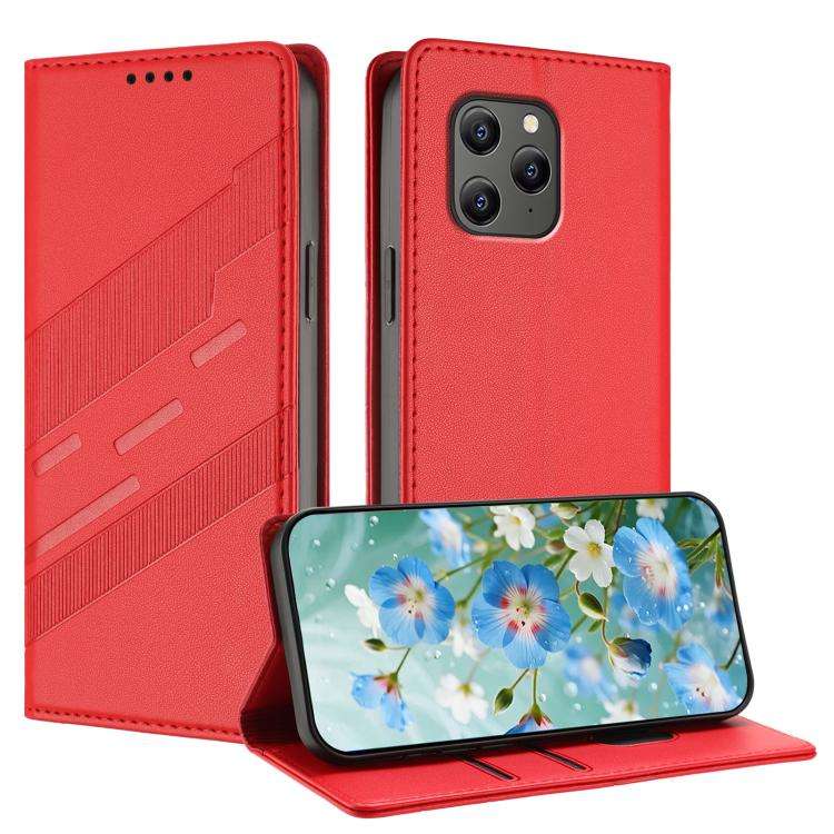 For Blackview BV5300 / BV5300 Pro Embossed Multi-functional Wallet Retro Leather Phone Case(Red)