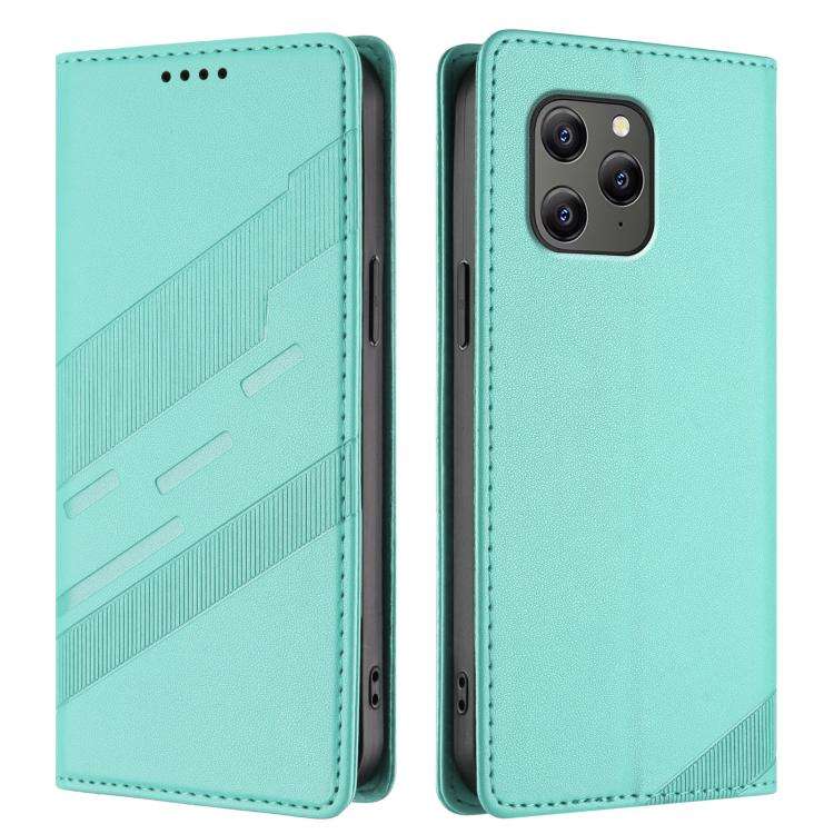 For Blackview BV5300 / BV5300 Pro Embossed Multi-functional Wallet Retro Leather Phone Case(Mint ...