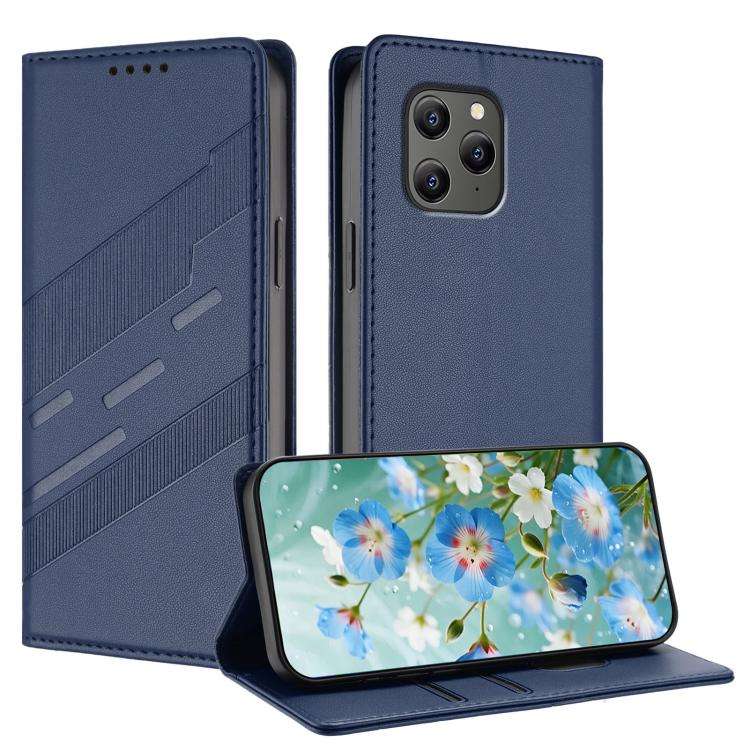 For Blackview BV5300 / BV5300 Pro Embossed Multi-functional Wallet Retro Leather Phone Case(Dark ...