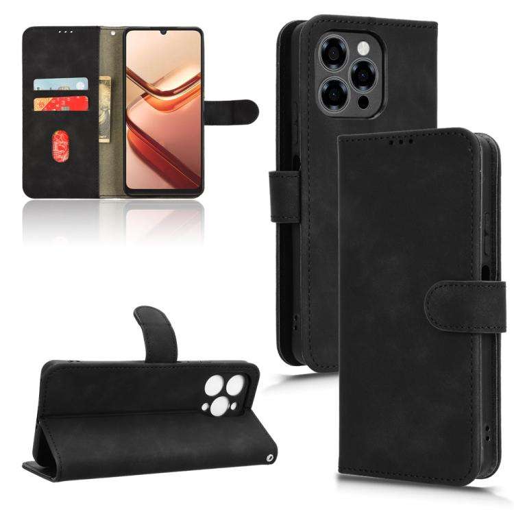 For Doogee Note 58 / Note 58 Pro Skin Feel Magnetic Flip Leather Phone Case(Black)