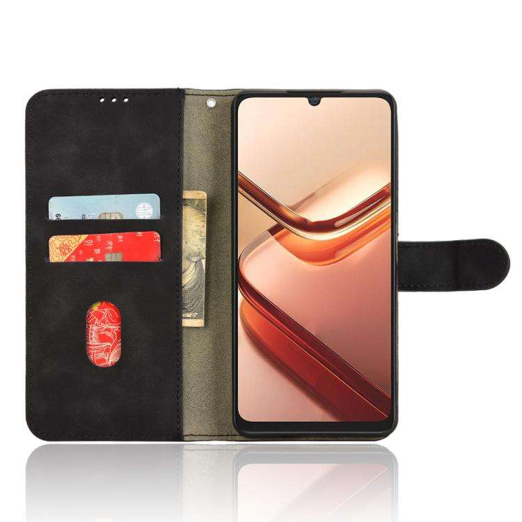 For Doogee Note 58 / Note 58 Pro Skin Feel Magnetic Flip Leather Phone Case(Black)