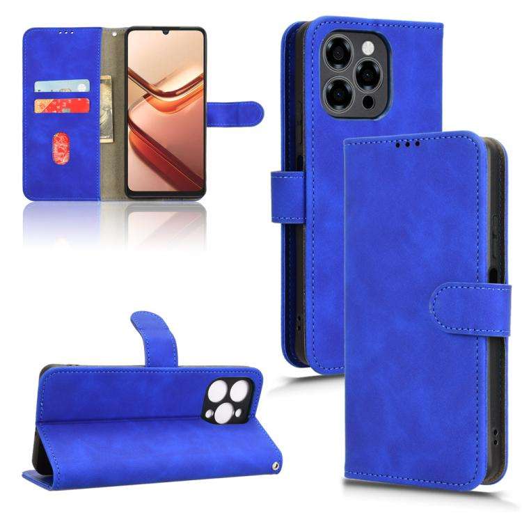 For Doogee Note 58 / Note 58 Pro Skin Feel Magnetic Flip Leather Phone Case(Blue)