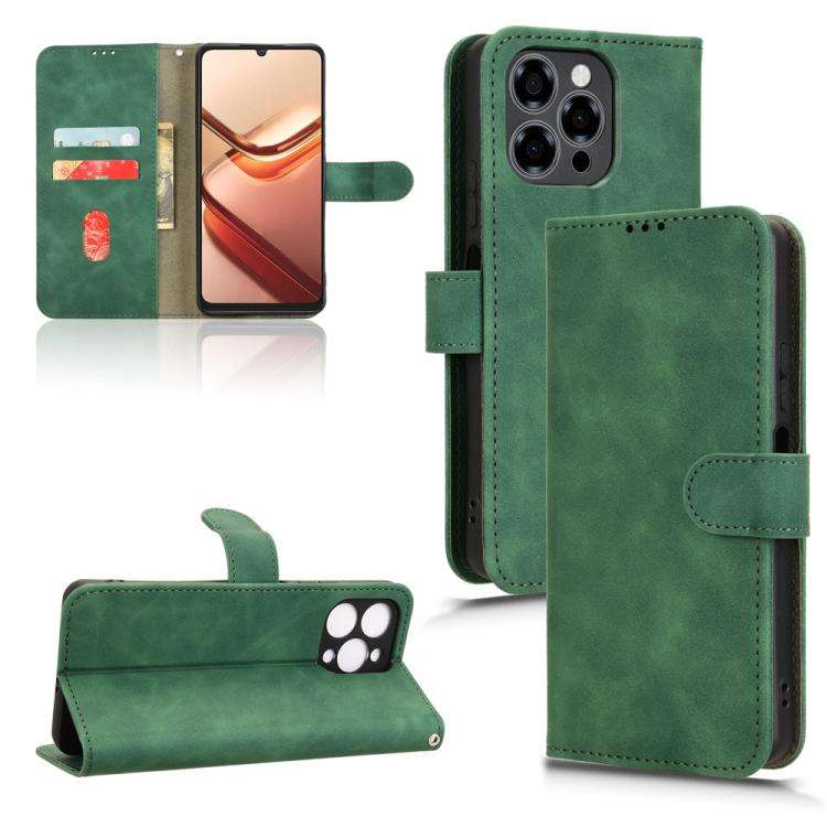 For Doogee Note 58 / Note 58 Pro Skin Feel Magnetic Flip Leather Phone Case(Green)