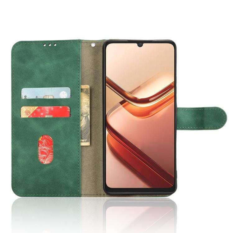 For Doogee Note 58 / Note 58 Pro Skin Feel Magnetic Flip Leather Phone Case(Green)