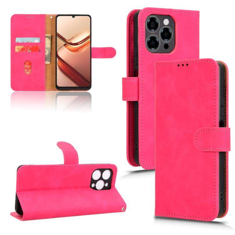 For Doogee Note 58 / Note 58 Pro Skin Feel Magnetic Flip Leather Phone Case(Rose Red)