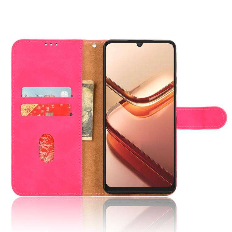 For Doogee Note 58 / Note 58 Pro Skin Feel Magnetic Flip Leather Phone Case(Rose Red)
