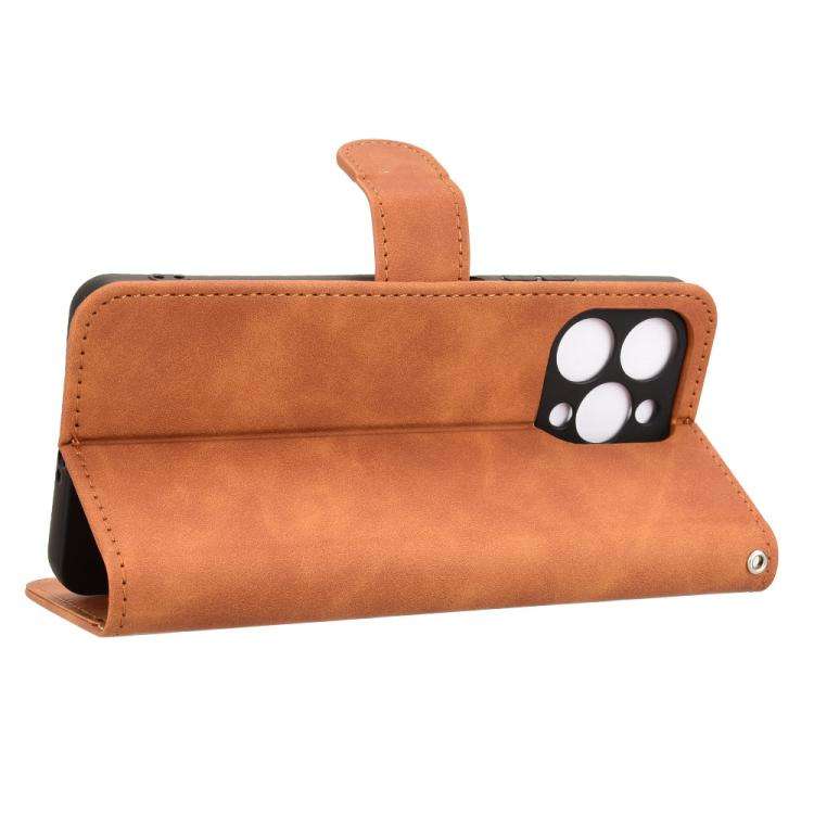 For Doogee Note 58 / Note 58 Pro Skin Feel Magnetic Flip Leather Phone Case(Brown)