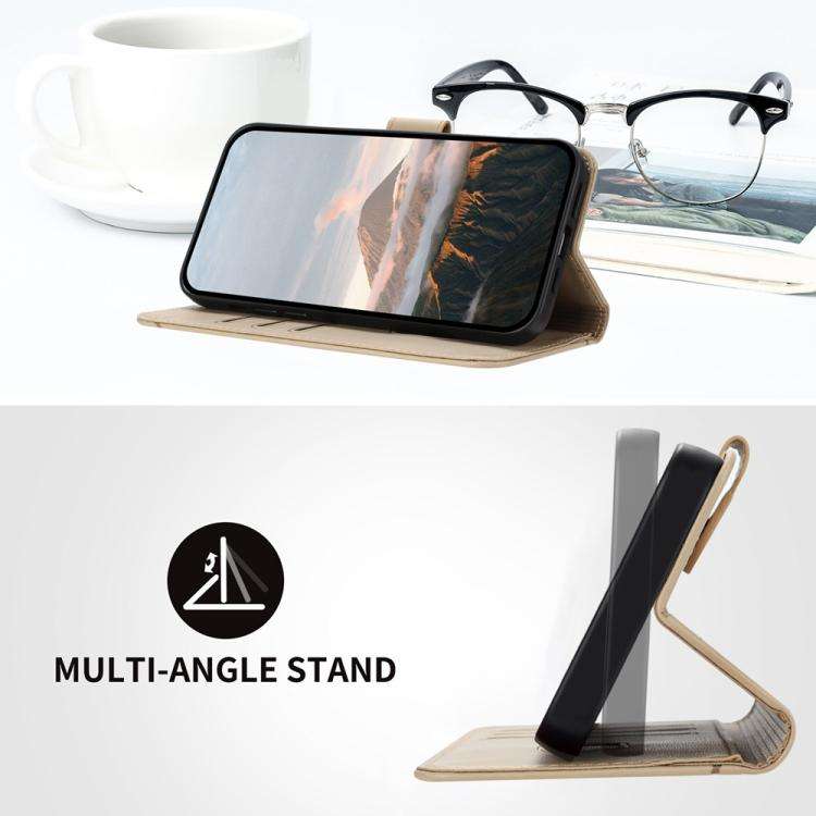 For ZTE nubia Air Pro 5G Triangle Pattern Buckle Clasp Leather Phone Case(Gold)
