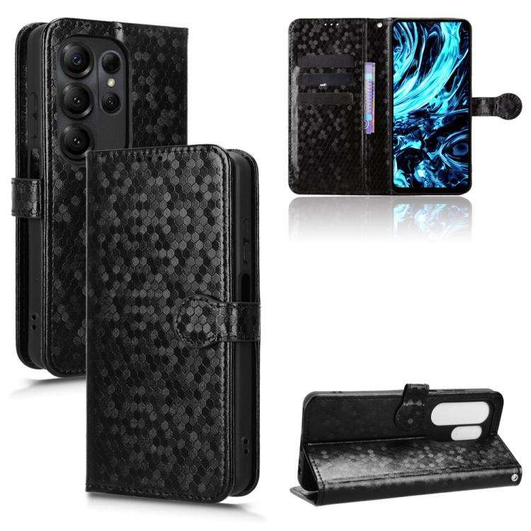 For Doogee Note 56X / Note 56X Pro Honeycomb Dot Texture Leather Phone Case(Black)
