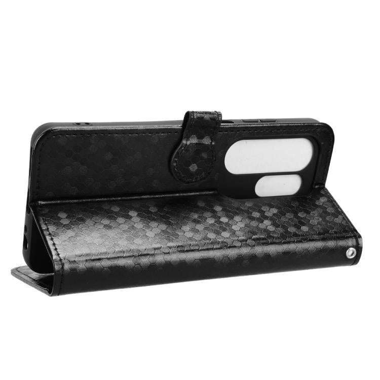For Doogee Note 56X / Note 56X Pro Honeycomb Dot Texture Leather Phone Case(Black)