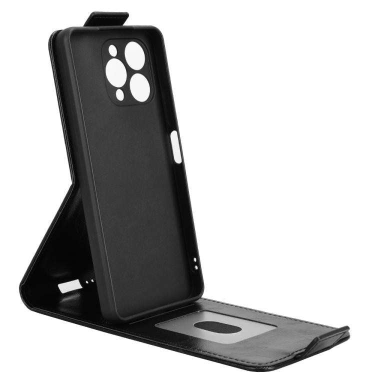 For Doogee Note 58 / Note 58 Pro Magnetic Vertical Flip Leather Phone Case with Buckle(Black)