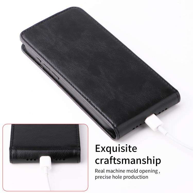 For Doogee Note 58 / Note 58 Pro Magnetic Vertical Flip Leather Phone Case with Buckle(Black)