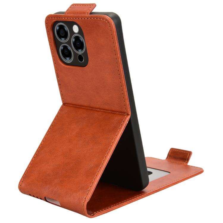 For Doogee Note 58 / Note 58 Pro Magnetic Vertical Flip Leather Phone Case with Buckle(Brown)