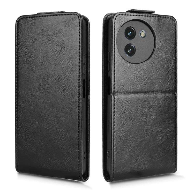For Doogee Note 59 / Note 59 Pro Magnetic Vertical Flip Leather Phone Case with Buckle(Black)