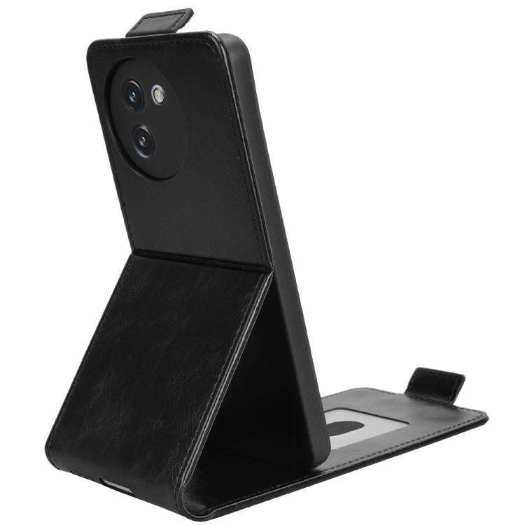 For Doogee Note 59 / Note 59 Pro Magnetic Vertical Flip Leather Phone Case with Buckle(Black)