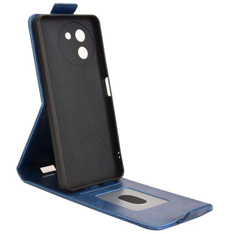 For Doogee Note 59 / Note 59 Pro Magnetic Vertical Flip Leather Phone Case with Buckle(Blue)