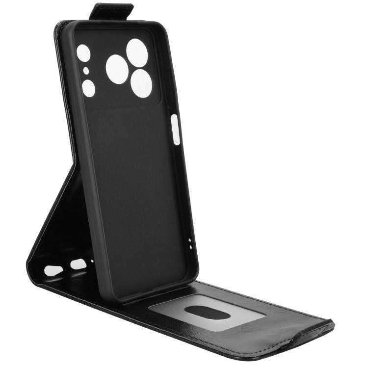 For Doogee Note 56 / Note 56 Pro Magnetic Vertical Flip Leather Phone Case with Buckle(Black)