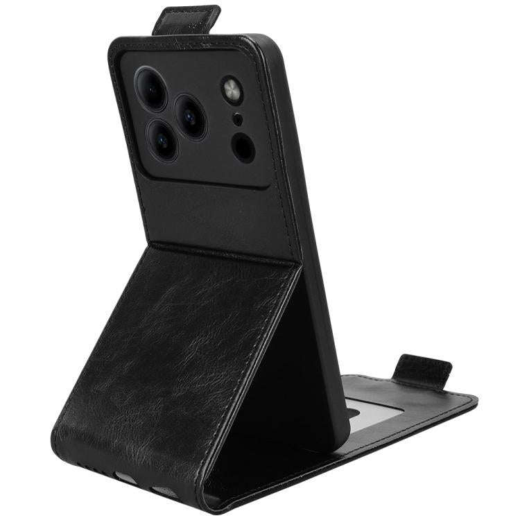 For Doogee Note 56 / Note 56 Pro Magnetic Vertical Flip Leather Phone Case with Buckle(Black)