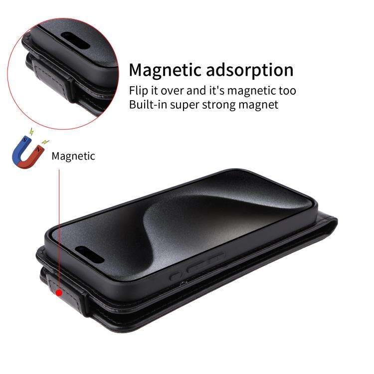 For Doogee Note 56 / Note 56 Pro Magnetic Vertical Flip Leather Phone Case with Buckle(Black)