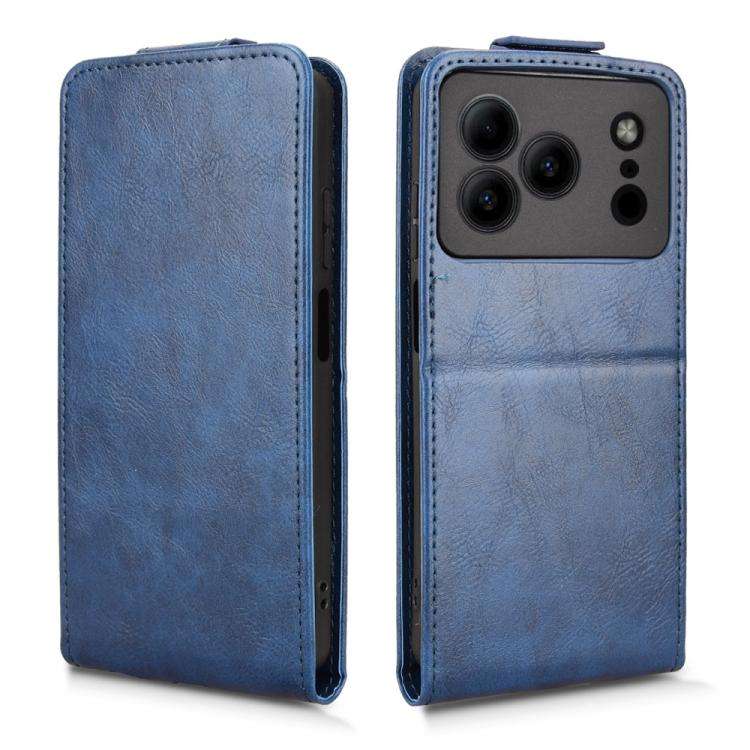 For Doogee Note 56 / Note 56 Pro Magnetic Vertical Flip Leather Phone Case with Buckle(Blue)