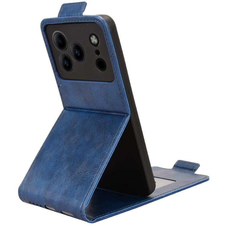 For Doogee Note 56 / Note 56 Pro Magnetic Vertical Flip Leather Phone Case with Buckle(Blue)