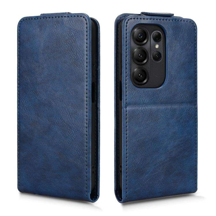 For Doogee Note 56X / Note 56X Pro Magnetic Vertical Flip Leather Phone Case with Buckle(Blue)