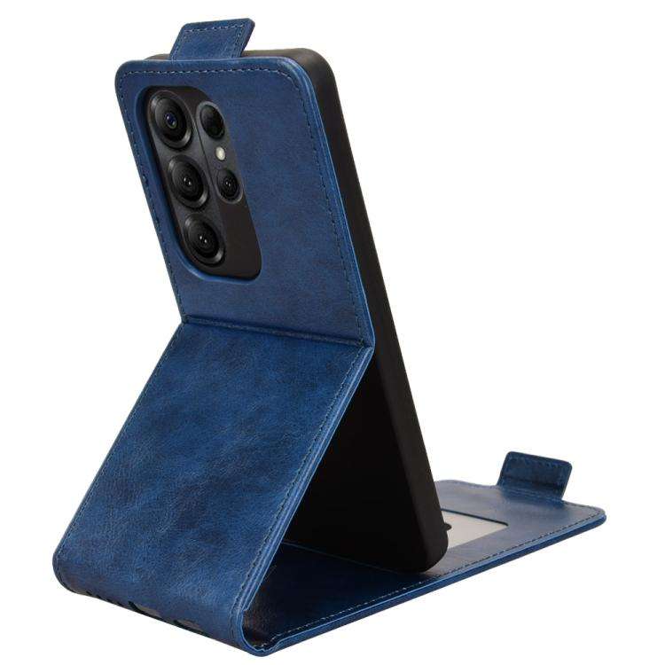 For Doogee Note 56X / Note 56X Pro Magnetic Vertical Flip Leather Phone Case with Buckle(Blue)
