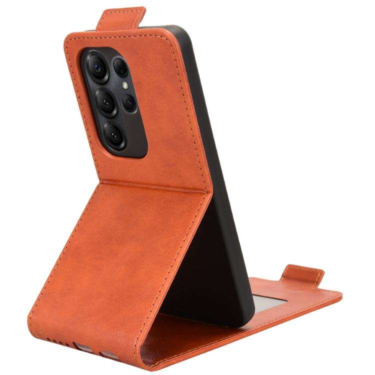 For Doogee Note 56X / Note 56X Pro Magnetic Vertical Flip Leather Phone Case with Buckle(Brown)