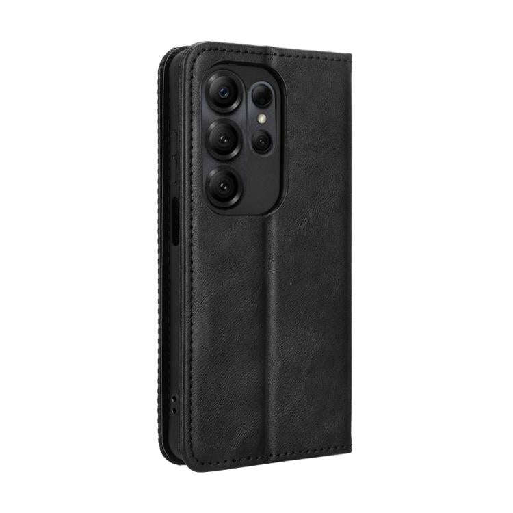 For Doogee Note 56X / Note 56X Pro Magnetic Buckle Retro Texture Leather Phone Case(Black)