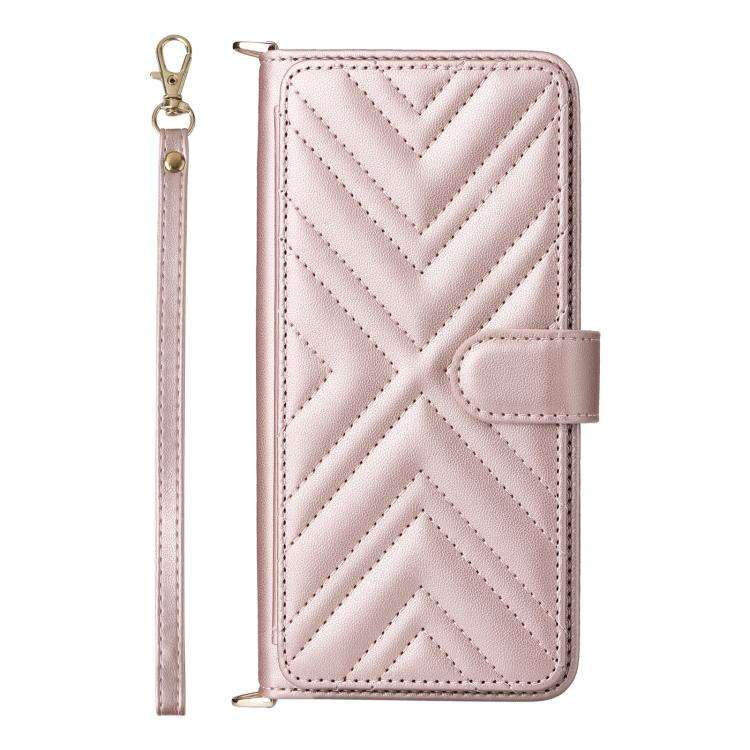For Doogee Note 56X / Note 56X Pro Multifunctional 6-Card Slots Leather Phone Case with Wrist Str...
