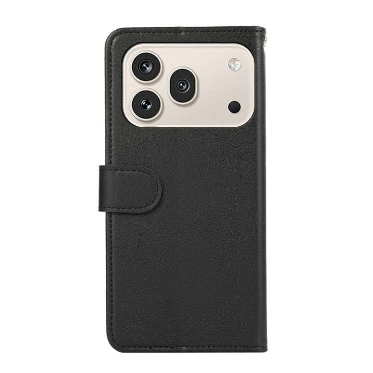For Honor 600 / 600 Pro Global ABEEL Delicate Texture Splicing RFID Leather Phone Case(Black)