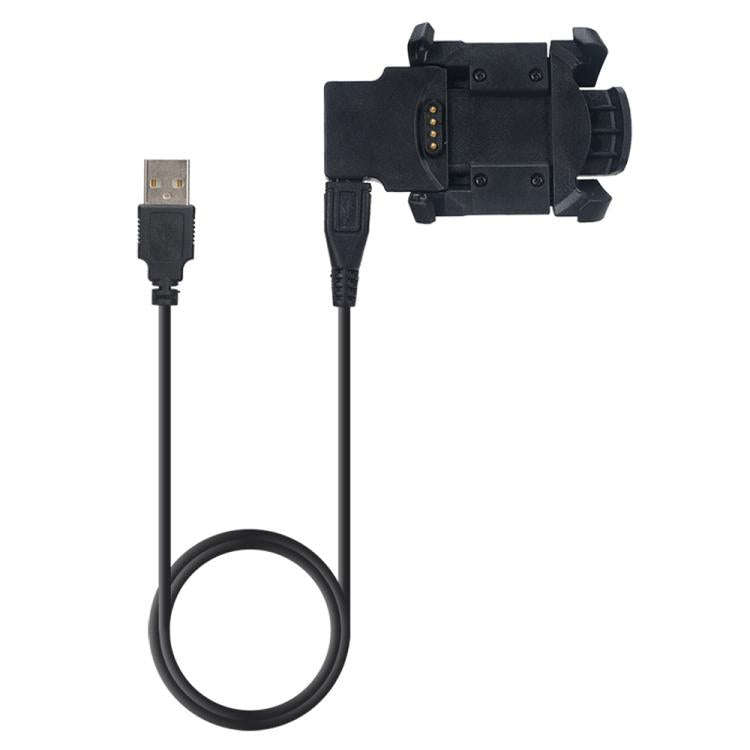 For Garmin Quatix 3 / Fenix 3 HR xDfind USB Port Smart Watch Charging Base(Black)