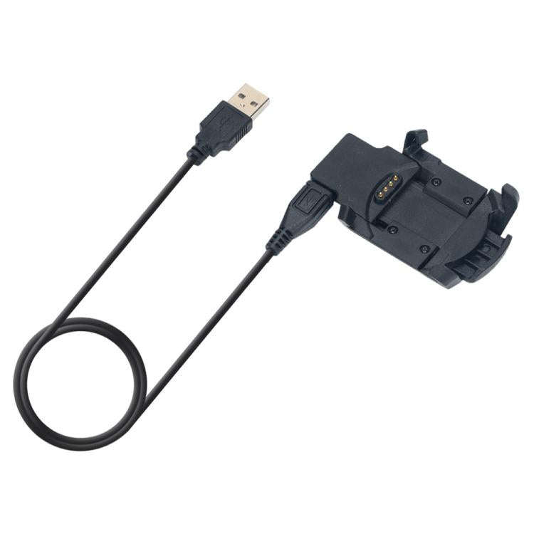 For Garmin Quatix 3 / Fenix 3 HR xDfind USB Port Smart Watch Charging Base(Black)