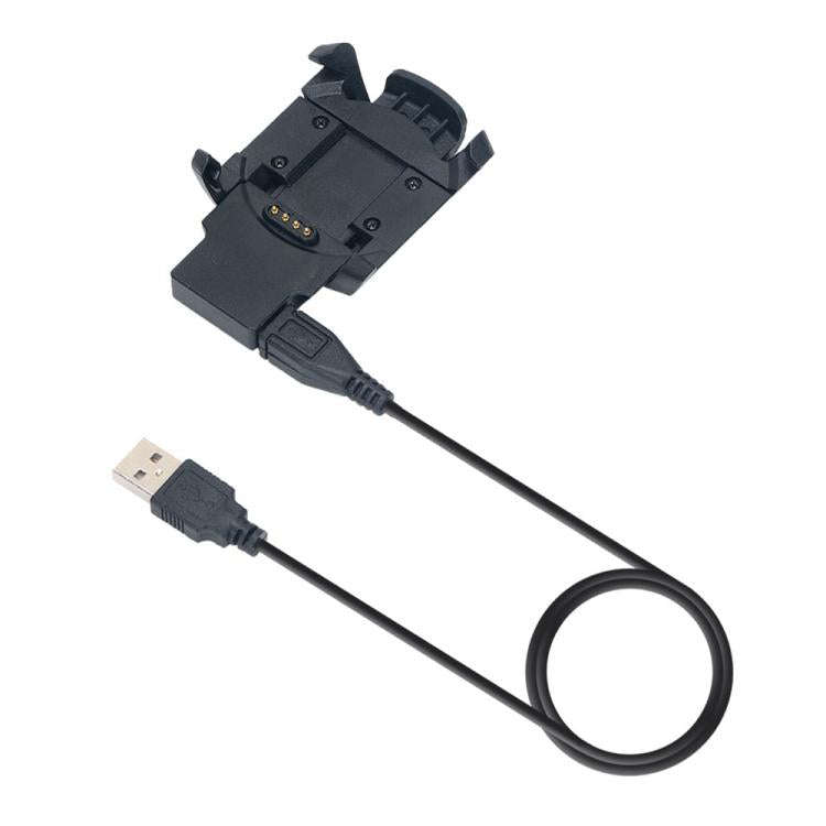 For Garmin Quatix 3 / Fenix 3 HR xDfind USB Port Smart Watch Charging Base(Black)