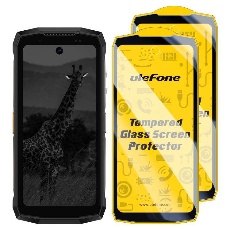 For Ulefone Armor mini 20 Pro 2pcs / Pack Ulefone 9H HD Anti Fingerprint Tempered Glass Screen Pr...