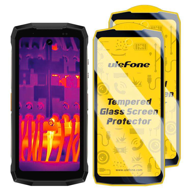 For Ulefone Armor mini 20T Pro 2pcs / Pack Ulefone 9H HD Anti Fingerprint Tempered Glass Screen P...