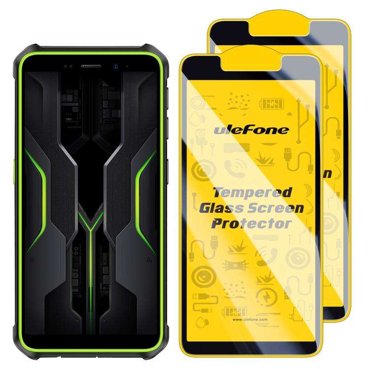 For Ulefone Armor X12 Pro 2pcs / Pack Ulefone 9H HD Anti Fingerprint Tempered Glass Screen Protector
