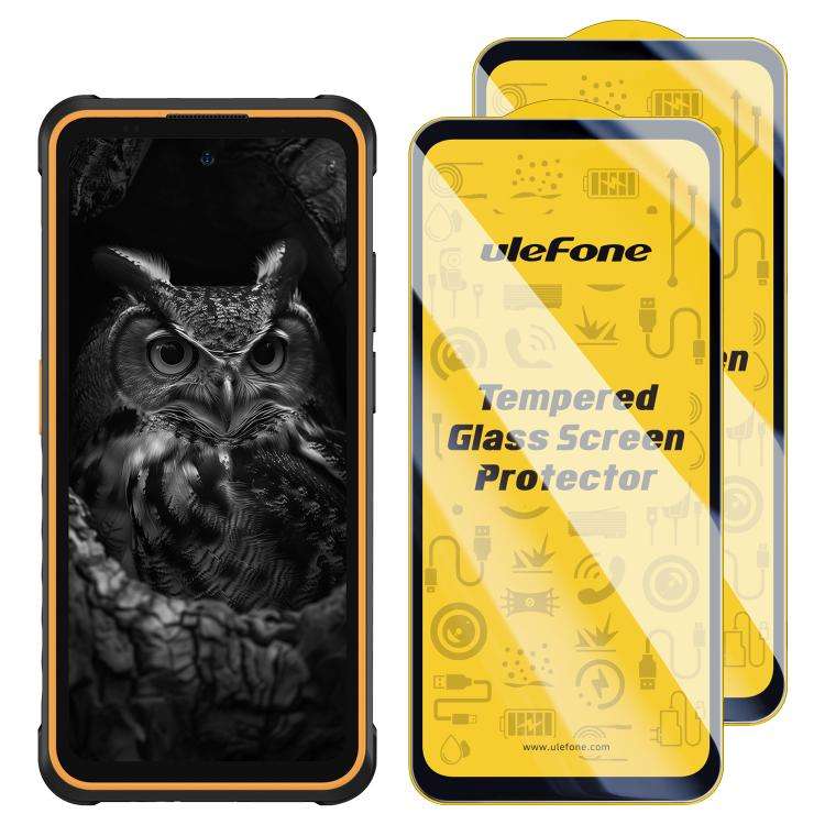 For Ulefone Armor X31 Pro 5G 2pcs / Pack Ulefone 9H HD Anti Fingerprint Tempered Glass Screen Pro...