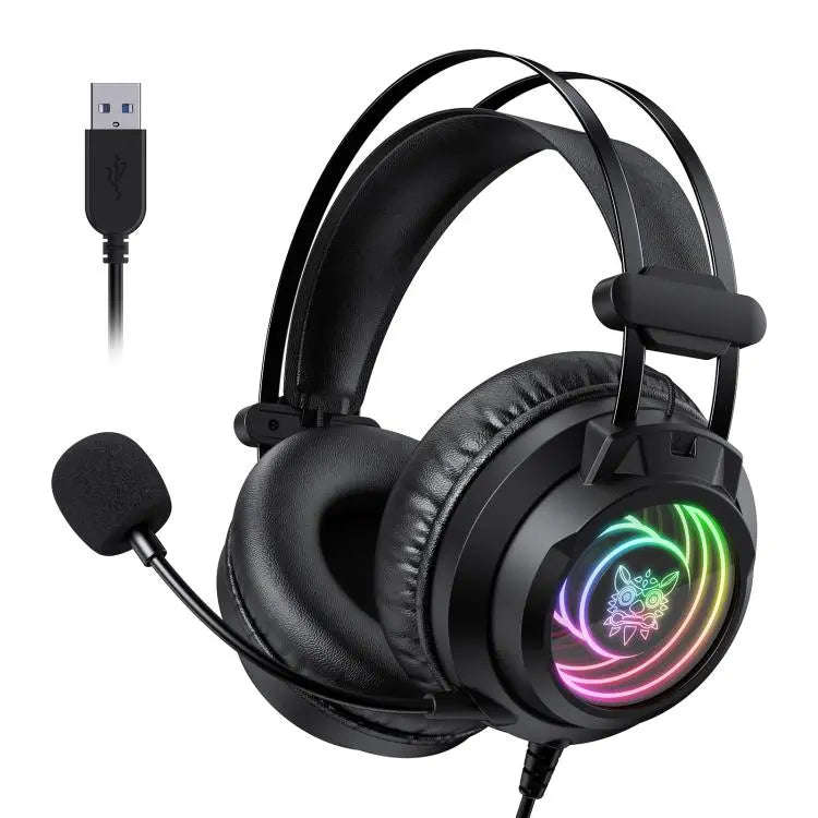 ONIKUMA X80 Abyssal Mirror Effect Game Headphones(Black)