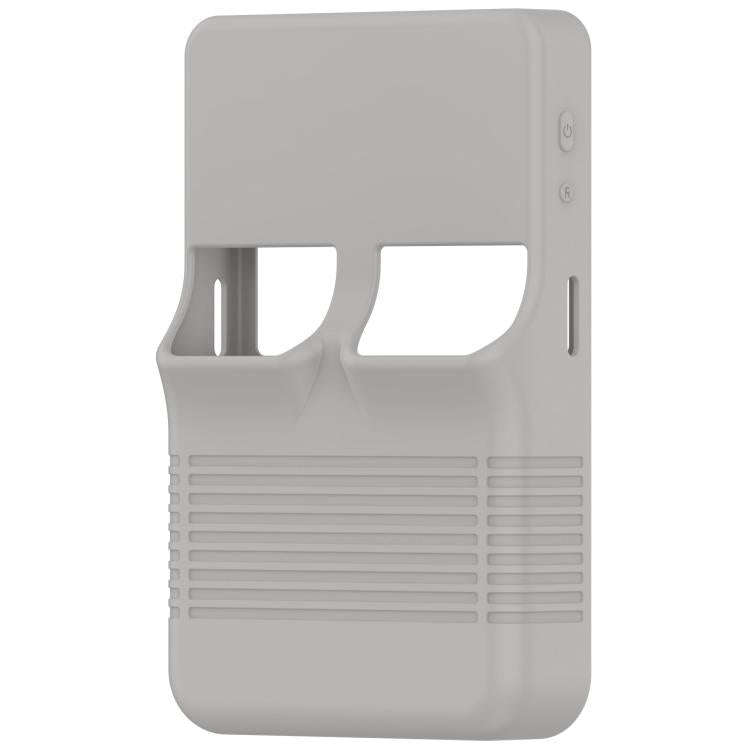 For ANBERNIC R36S Silicone Handheld Game Console Protective Case(Grey)