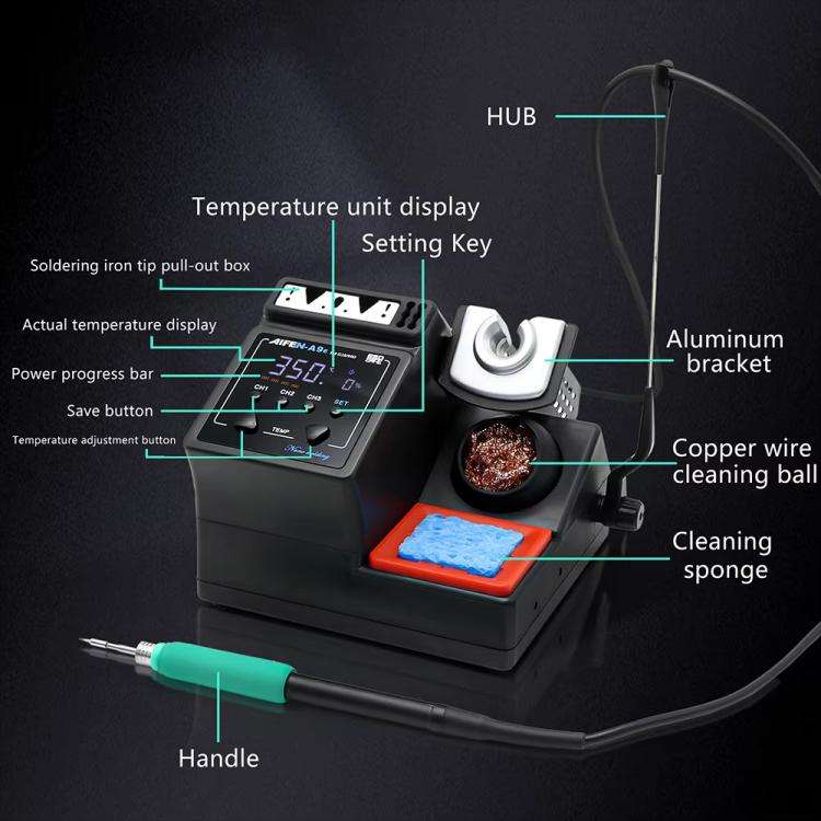 SUGON Aifen A9E Control Temperature Soldering Station, Plug:EU Plug