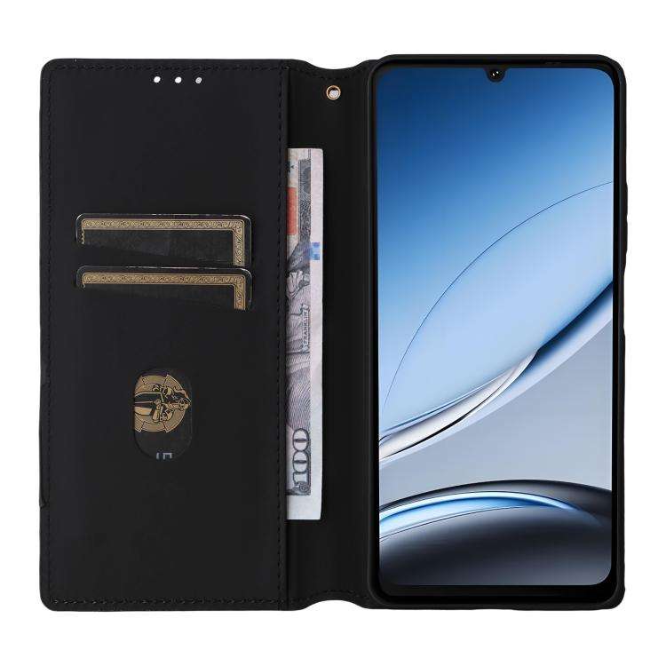 For Doogee Note 59 / Note 59 Pro Cubic Grid Texture Flip Leather Phone Case(Brown)
