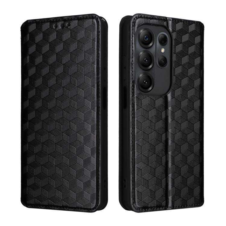 For Doogee Note 56X / Note 56X Pro Cubic Grid Texture Flip Leather Phone Case(Black)