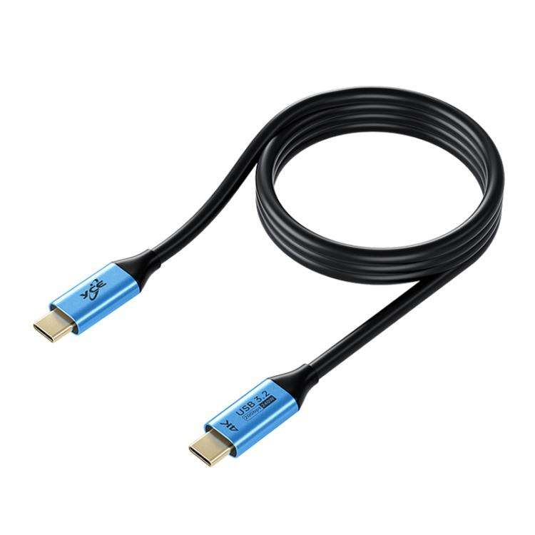 YCE-V292B 100W Type-C to Type-C with E-marker Full Function Data Cable, Length: 1.8m(Blue)