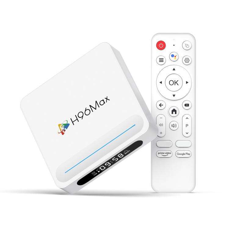 H96 Max H618 Plus Android 14.0 Smart TV Box, 4GB+32GB, Allwinner H618 Quad-core ARM Cortex-A53(UK...