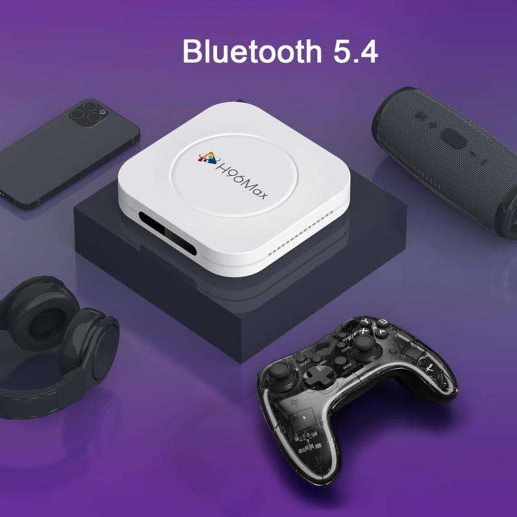 H96 Max M1 Plus Android 14.0 Smart TV Box, 4GB+32GB, RK3528 Quad-core ARM Cortex-A53(US Plug)