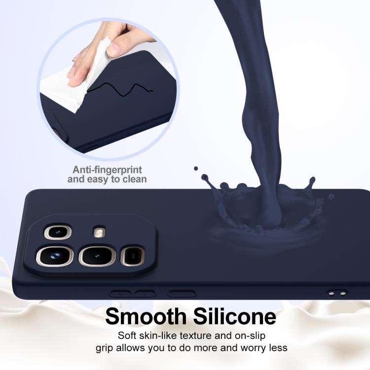 For Infinix Note 50 Pro+ Shockproof Silicone Magsafe Phone Case(Navy Blue)