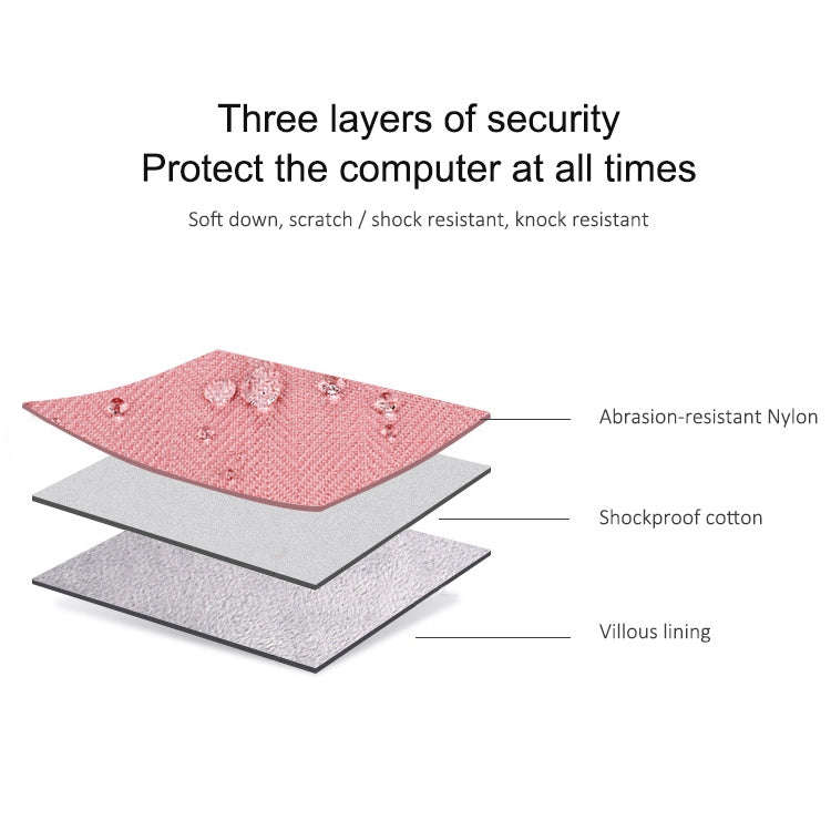 ST08 Handheld Briefcase Carrying Storage Bag with Shoulder Strap for 15.4 inch Laptop(Black)